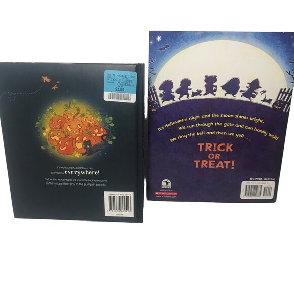 Pumpkins Pumpkins Everywhere & It's Halloween Night Children's Books Set of 2 - Picture 2 of 2